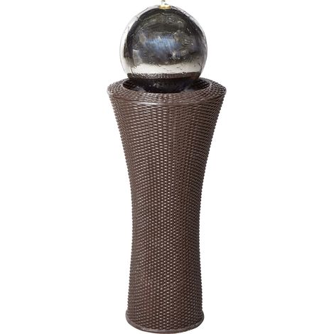Gartenbrunnen ZENYATTA LED Braun