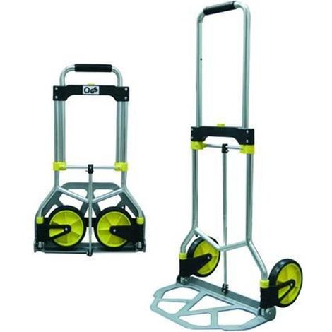 CARRELLO PORTACASSE PIEGHEVOLE IN ALLUMINIO PORTATA KG.8   cm.49x44x108h. - 0