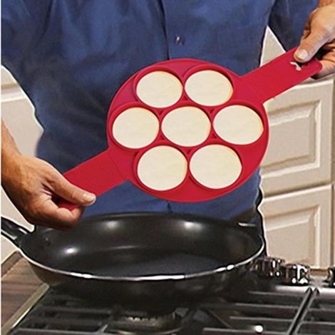 Nouveaux produits TV : Moule à gaufres, crêpes et œufs en silicone, moule à gâteaux. (1/4)