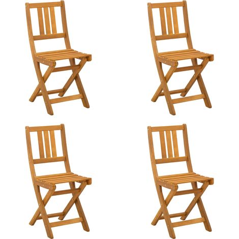 Sillas Bistro de Exterior 4 pcs Natural 40 x 42 x 85 cm vidaXL (1/5)