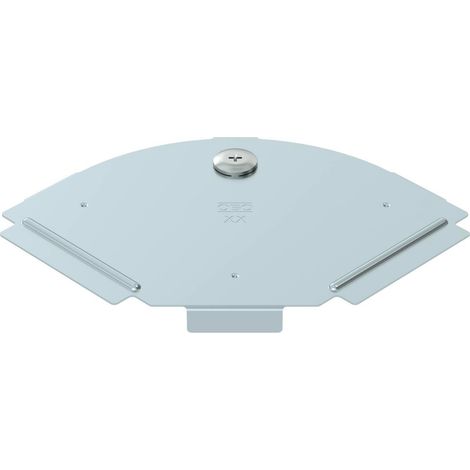 OBO Bettermann Coperchio per curva a 90° L100mm acciaio zincato a nastro, 6036900