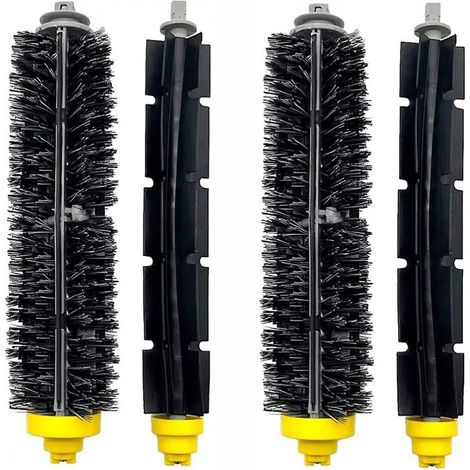 BEBUSINGOTO 4 kits d'accessoires de brosse à rouleau de remplacement compatibles avec l'aspirateur Irobot Roomba série 600 605 606 615 616 620 621 625 630 631 650 653 655 660 (1/5)