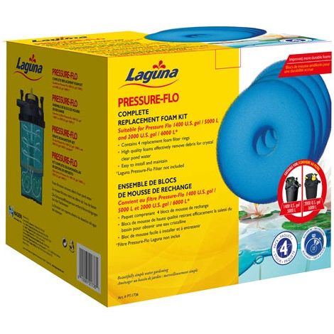 Pack de esponjas para Laguna Pressure Flo