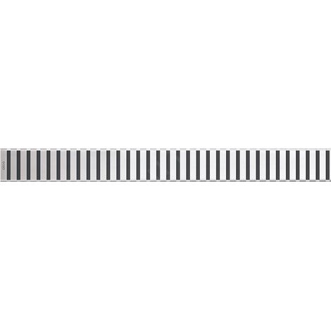 Alca - Caillebotis pour bac linéaire 30 cm, acier inoxydable brillant LINE-300L (1/2)