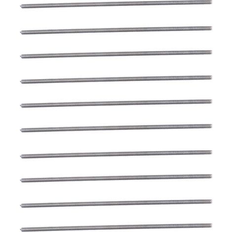 Tige filetée M4 en acier inoxydable haute dureté, résistante à l'usure et durable - Barre à goujons série 4808, idéale pour fixations industrielles (1/5)