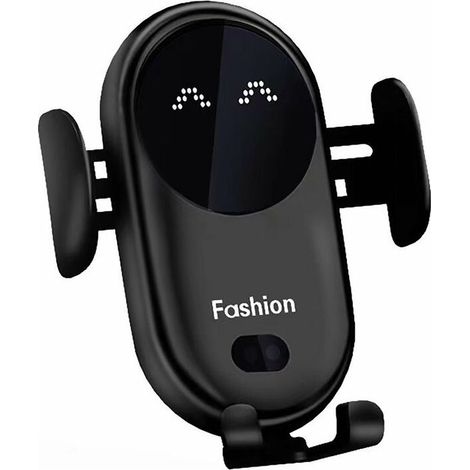 Chargeur Induction Voiture avec capteur intelligent de charge 10 W à serrage automatique pour iPhone Samsung etc Smartphones (Noir),BISBISOUS (1/5)