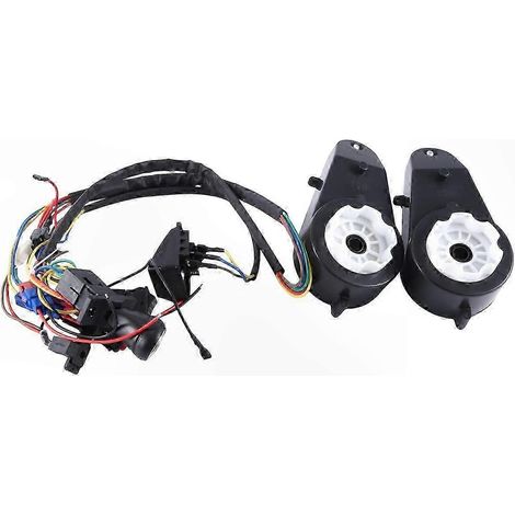 Compatible avec les ensembles de voitures électriques à quatre roues motrices pour enfants, y compris le moteur et les accessoires à monter soi-même. (1/5)