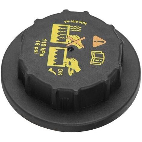 Couvercle de radiateur , couvercle de bouchon de réservoir de réservoir de radiateur de liquide de refroidissement 9C34-8101-AA pour accessoire de voiture