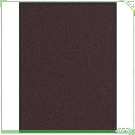 Paillasson - FAFEISY - 4105627 - Marron - 80x120 cm - Polypropylène touffeté, antidérapant PVC (1/5)