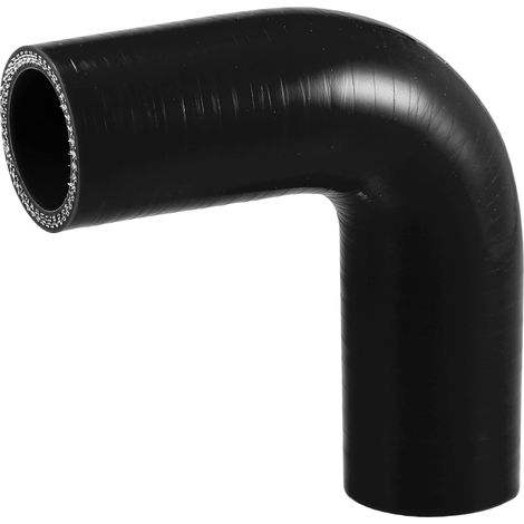 Tuyau En Silicone Noir 1 Pièce 90° Pour Voiture, 32mm (1/5)