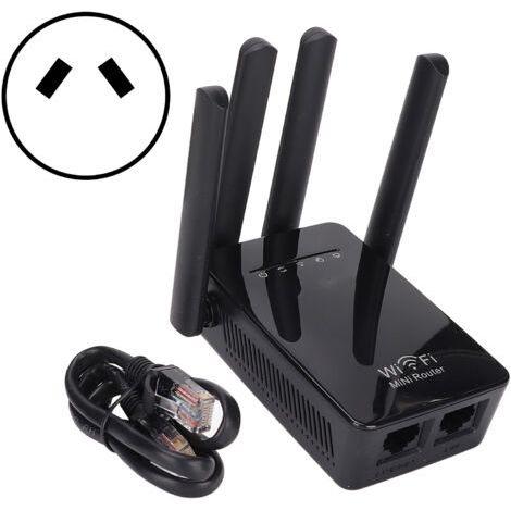 Routeur sans fil 3 en 1 AP Point d'accès WIFI amélioré Couverture complète du signal à 360° Routeur WiFi 300Mbps pour la maison 100-240V Prise AU (1/5)