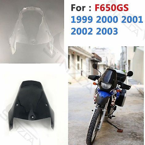 Déflecteurs de vent transparents pour pare-brise de moto BMW F650GS (1999-2003) (1/5)