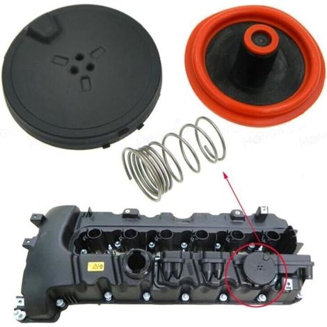 PCV-Ventilkappe für BMW N53 Motoren – Verhindert Öllecks – Hält optimalen Motordruck aufrecht – Kompatibel mit E90, E91, E92, E93, E60, E61, F10, F11, E63, E64 – 11127548196 (1/4)