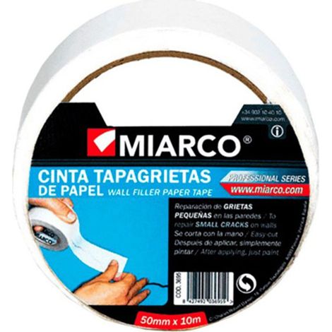 Rolle glattes Rissabdeckungsband 50 mm x 10 m 3695 Miarco