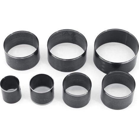 7 Pcs Outil De Poinçonnage, Acier Rapide, Forme Ronde 20-50mm, Pour Cuir Et Bricolage (1/5)