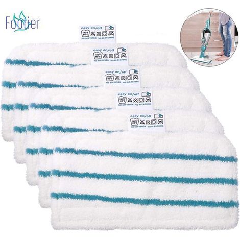 5 Lingettes pour Black et Decker Balai Nettoyeur Vapeur, pour Black Decker Steam Mop fsm1630s/FSMP20 Nettoyeur Vapeur (1/5)