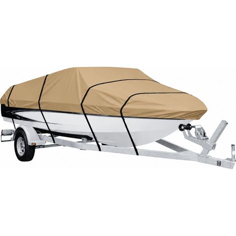 Housse de protection pour bateau et yacht Oxford 210D 17-19FT kaki 17-19ft 600cm 310cm 3 kg – Livraison gratuite