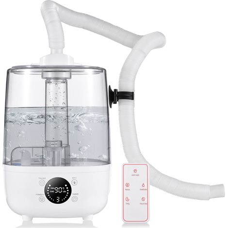 Humidificador ultrasónico silencioso de 4 litros para la habitación del bebé, difusor de aceites esenciales con mando a distancia. (1/5)