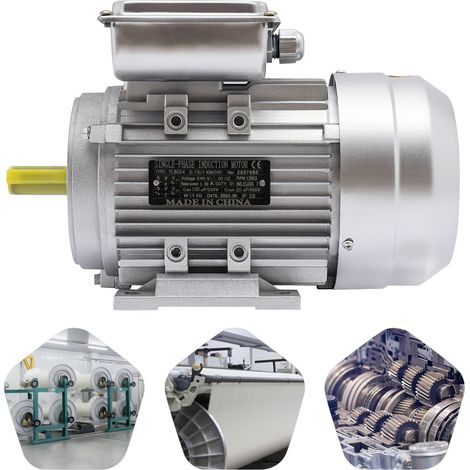 YL8024 Asynchronmotor Einphasen Elektromotor Kompressor Motor 750W 1380U/Min
