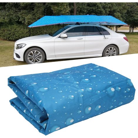 Universeller Sonnenschutz für Autos, wasserdicht und wärmeisolierend, Dachsonnenschutz, blaue Tropfenform. (1/5)