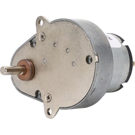 Moteur Réducteur DC 24V Auto-bloquant en Alliage Aluminium avec Bobine Laiton 48E520, 25 RPM (1/5)