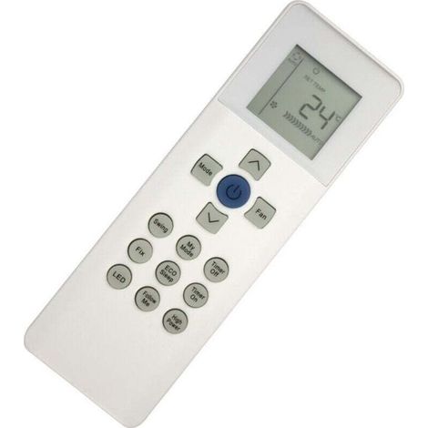 Telecomando per condizionatore d'aria Carrier RG67N BGEF compatibile, sostituisce i modelli RG67V e serie simili, facile da installare. (1/4)