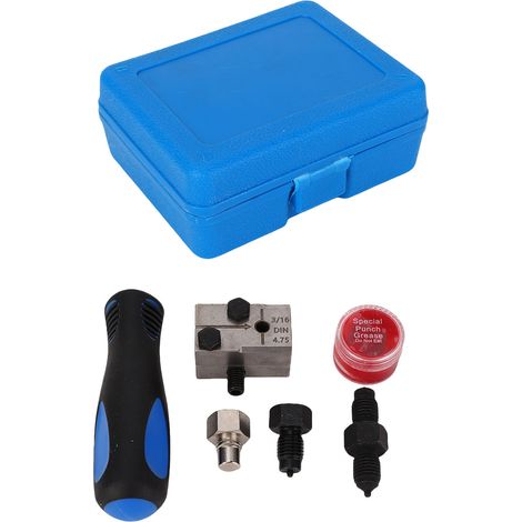 Kit d'outils d'évasement, ensemble de tubes de 3/16 pouces, ligne de frein automobile simple et Double pour tuyau (1/2)
