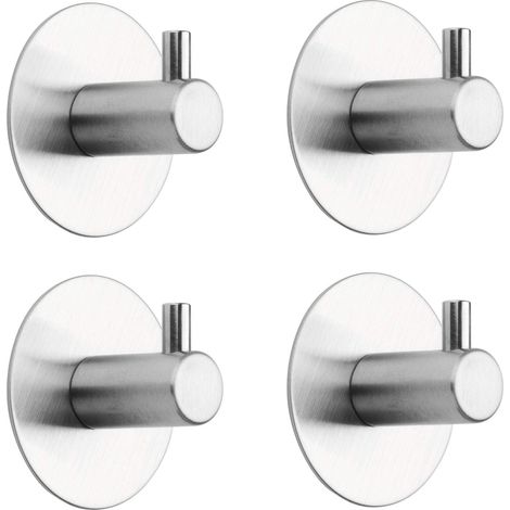 Tiger Rhino - Set di 4 Ganci in Acciaio Inox Spazzolato (1/5)