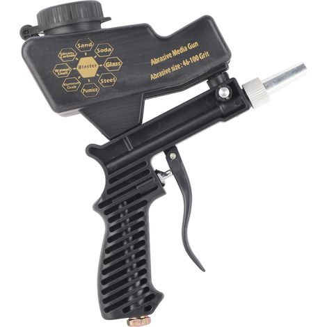 Kit de sablage par pistolet et pulvérisation pour le nettoyage et la pulvérisation en noir