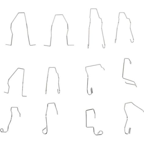 Clips de fixation à ressort pour phares automobiles – Lot de 12 pièces universels compatibles H1, H3, H4, H7 – Acier résistant (1/5)