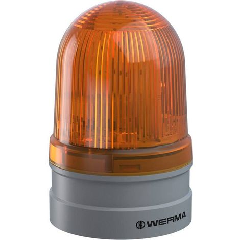 Werma Signaltechnik Avertisseur optique Midi Rotating 115-230VAC YE 261.340.60 jaune 230 V/AC Q148952