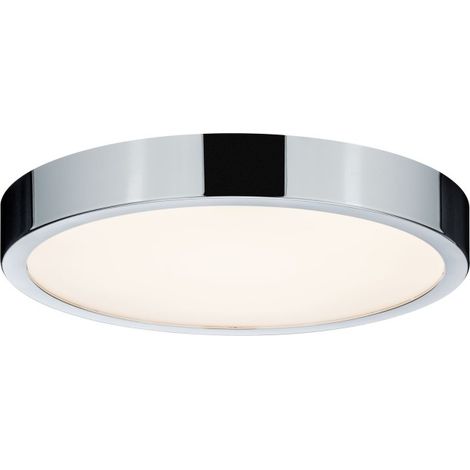 Plafonnier LED Aviar IP44 20W chromé gradable - (1/4)