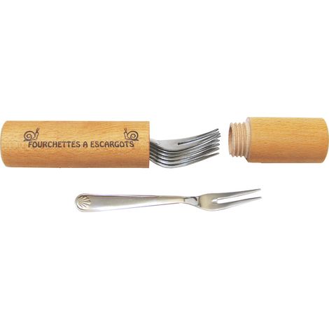 Roger Orfevre Ensemble Moderne Argent Six Fourchettes Escargots (1/2)