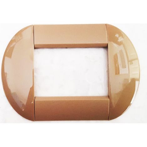 Trade Shop - PLATTE PLATTEN PLATTEN KOMPATIBEL MIT LIVING INTERNATIONAL LIGHT BOWLED BTICINO - HELLBRAUN