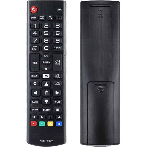 1 télécommande pour téléviseur LG, compatible avec modèles AKB74915305, AKB75095307, AKB76040302, AKB75095308, AKB75375604 (1/5)