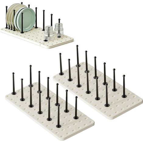 Küchenschubladen-Organizer, 2er-Set – Aufbewahrung für Töpfe und Pfannen, universell für Töpfe, Deckel und Behälter, ideal für die Küchenorganisation (1/5)