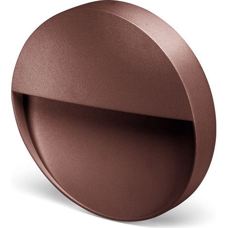 Segnapasso led da parete mod. Bilbao 3R colore corten (1/3)