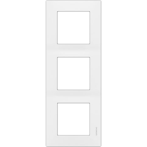 Schalterplatte Siemens delta viva modular umkehrbar