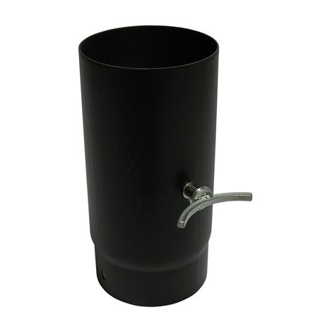 TUBO PORCELLANATO H.250 C/VALVOLA DI REGOLAZIONE SCARICO- Diam.120- A.L.A- pezzi 1