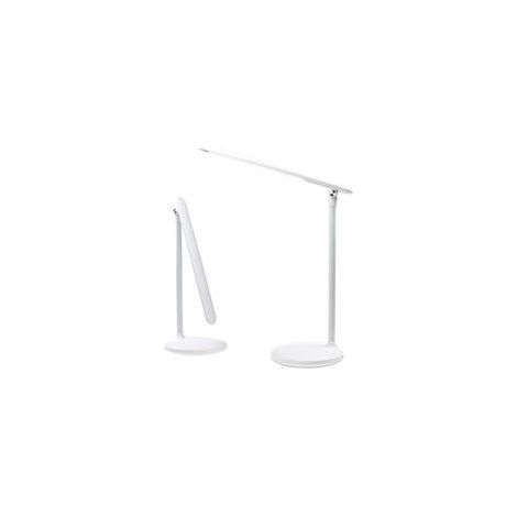 3 Couleurs Blanche Lampe de bureau à gradation infinie pour la maison intelligente Lampe de lecture pliante pour dortoir, rechargeable, pour la protection des yeux des étudiants