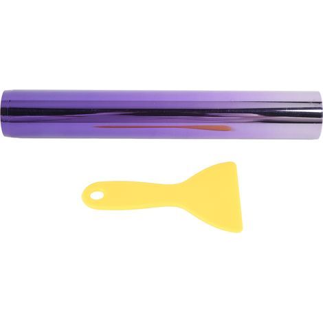 Film de pare-soleil de voiture, pare-brise étanche, pare-soleil UV, autocollants faciles à poser universels pour véhicule violet (1/5)