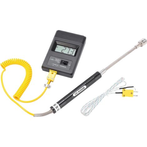 Digitales LCD-Thermometer mit Typ-K-Thermoelement-Sensorsonde (1/5)
