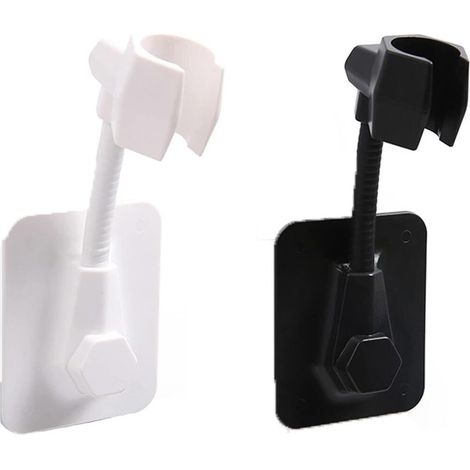 2 Piece Shower Brackets Without Drilling Wall Suction Cup Shower Holder Shower Head Holder Suitable for Bathrooms (1/5)
