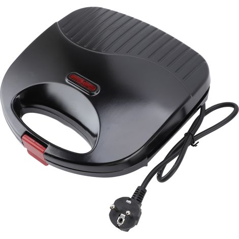 Eosnow Elektrische Panini-Presse, 750 W, Aluminium, doppelseitige Antihaftplatte, Sandwich-Maker, Innengrill zum Frühstück, EU-Stecker, 220 V
