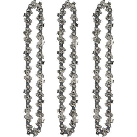 3PCS 4 Inch Electric Saw Chain Lithium Battery Rechargeable Mini Saw Special Chain Hardware Tool Saw Chain (1/4)