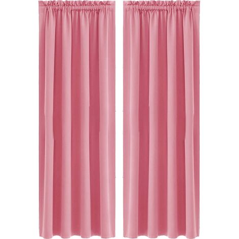Rideaux pour chambre à coucher - Rideaux occultants thermiques isolants à œillets pour chambre d'enfant (37,8 x 60 pouces de long, 1 panneau seulement)
