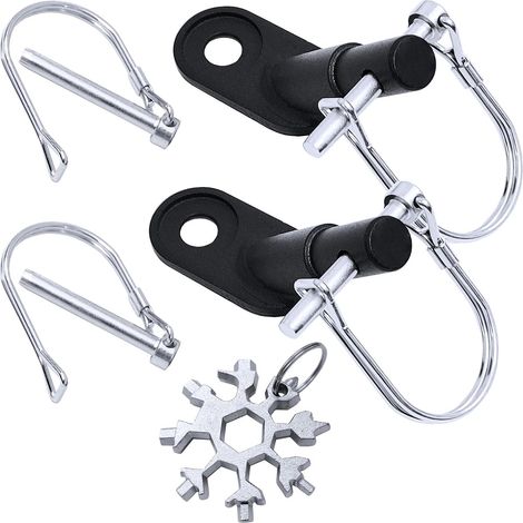 Lot de 2 adaptateurs d'attelage de remorque de vélo avec outil (1/5)