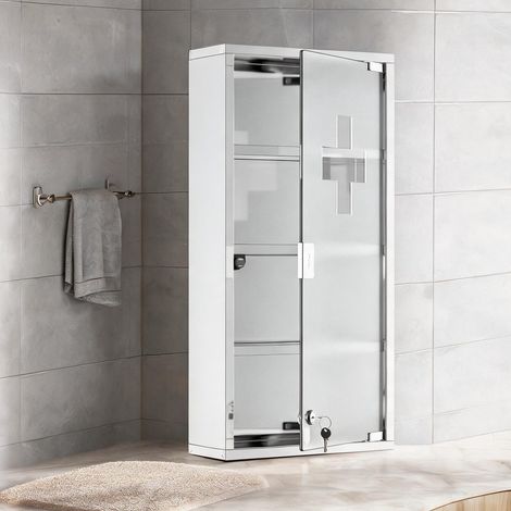 Meuble de salle de bain 4 niveaux 30 x 12 x 60 cm (1/5)