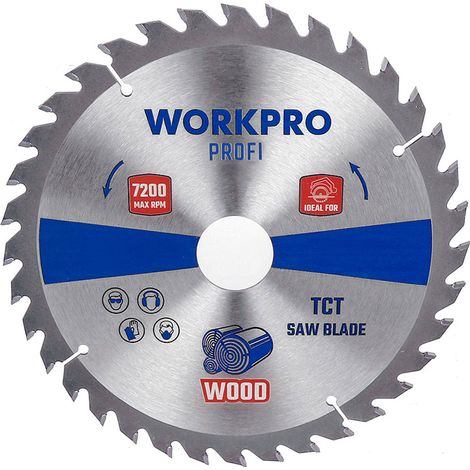 Disque de scie circulaire TCT pour bois, Profi, ø150 x 22,2 mm x 48 dents