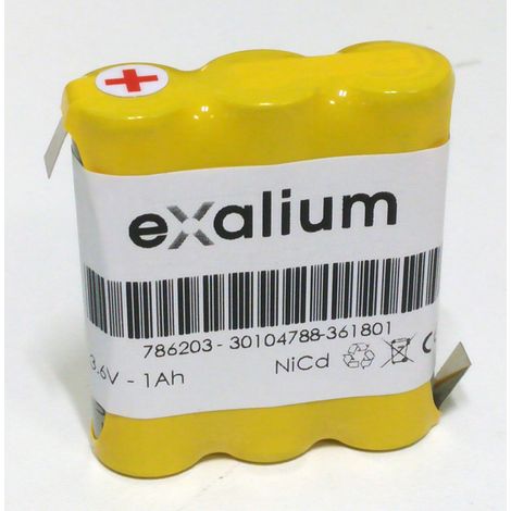 SAFT 3.6 v batteria 3 AA VSE lato lato